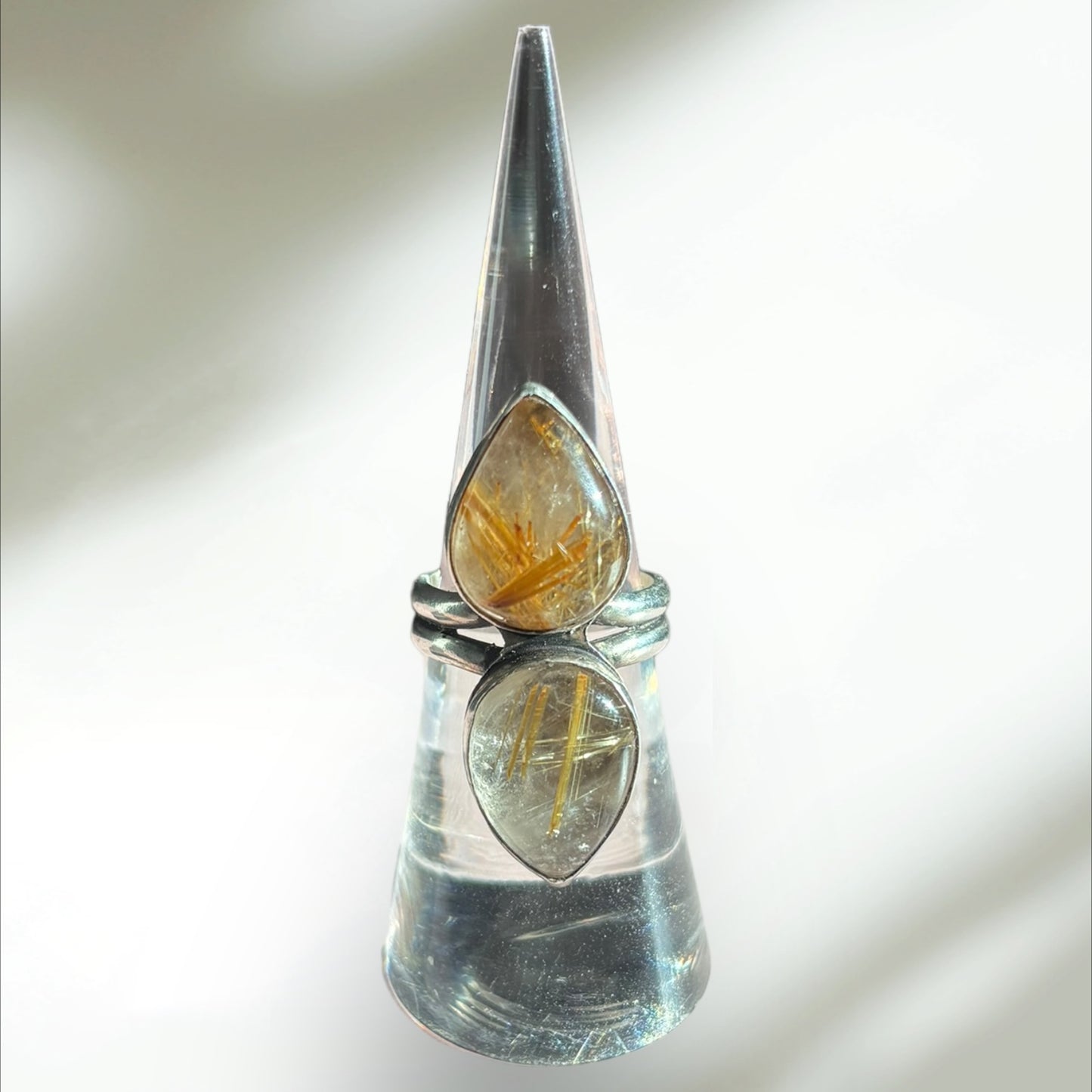 Rutilated Quartz Ring