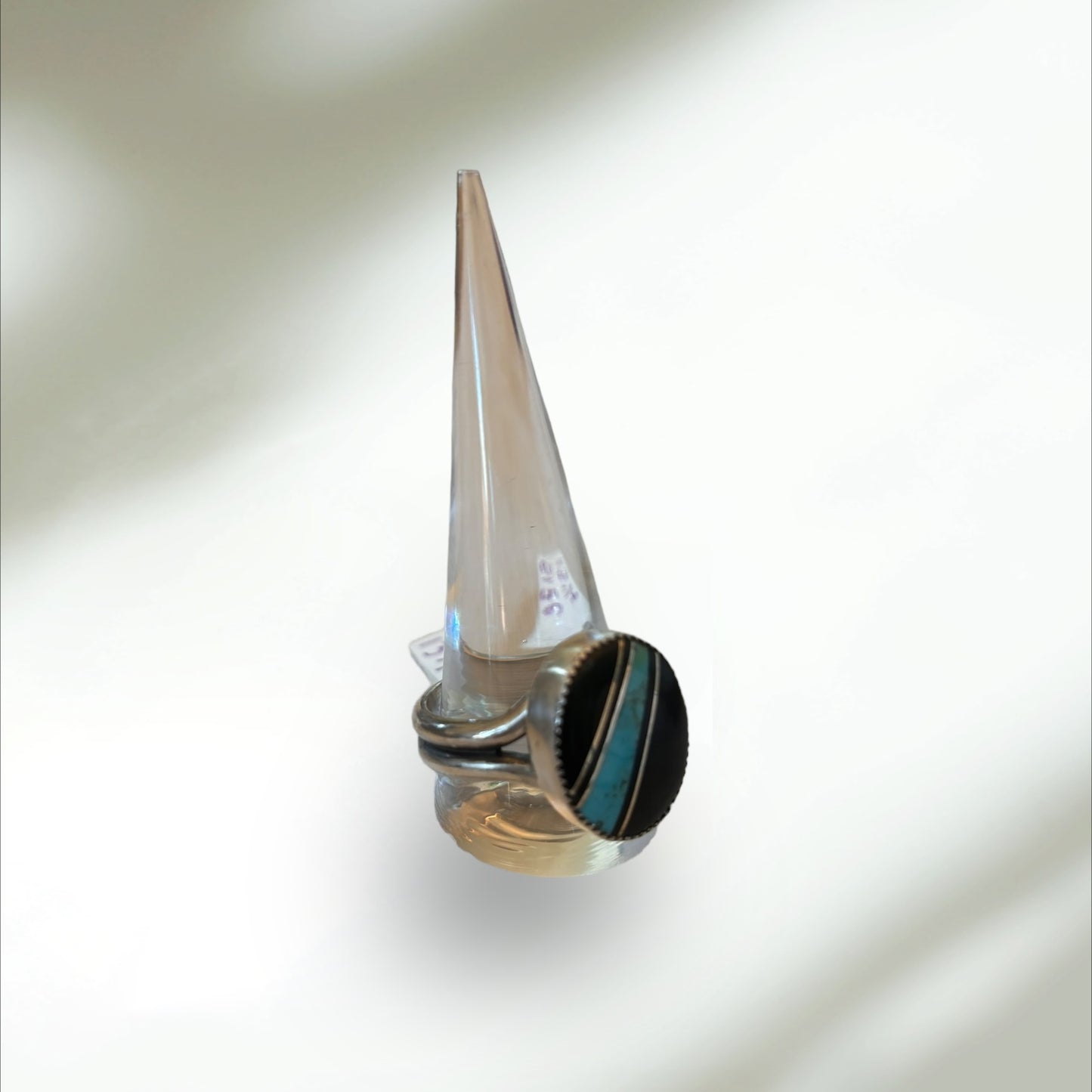 Men’s Turquoise/Silver Inlay Ring