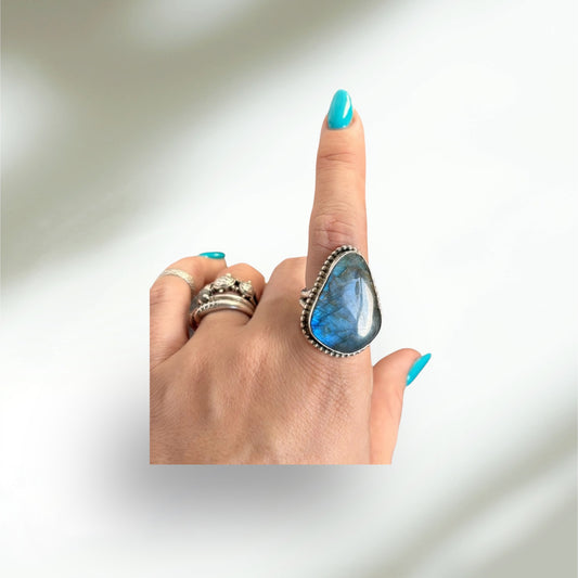 Labradorite Ring